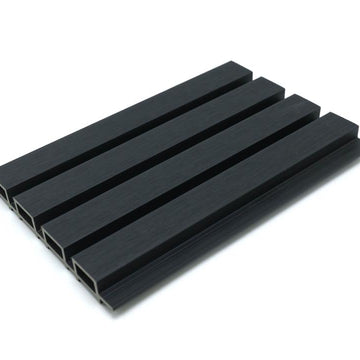 Black Slatted wall panel