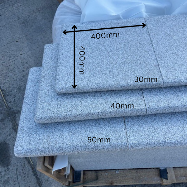 Natural Granite Bullnose Step Corners