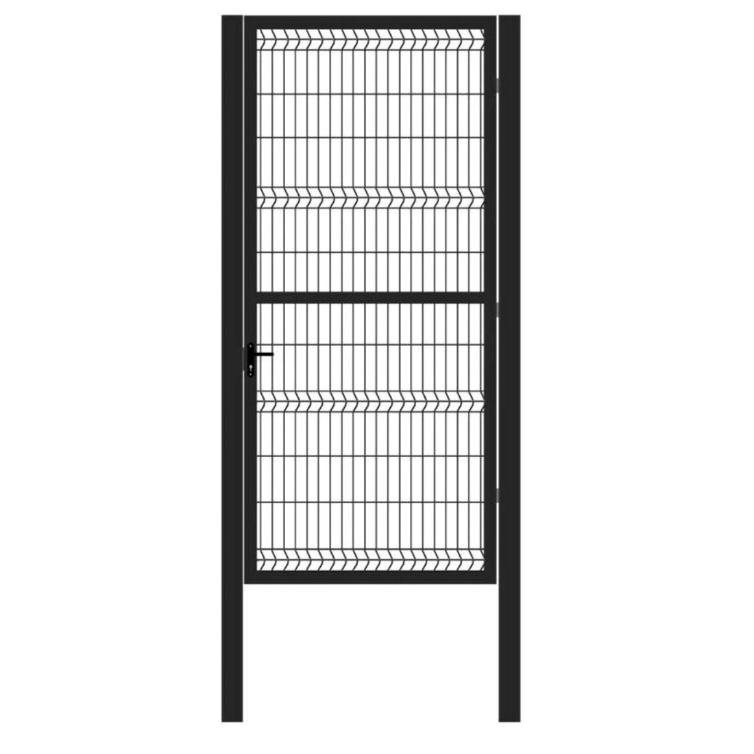 Black garden gate